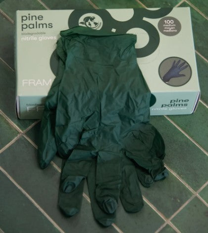Framar Pine Palms Nitrile Gloves Large