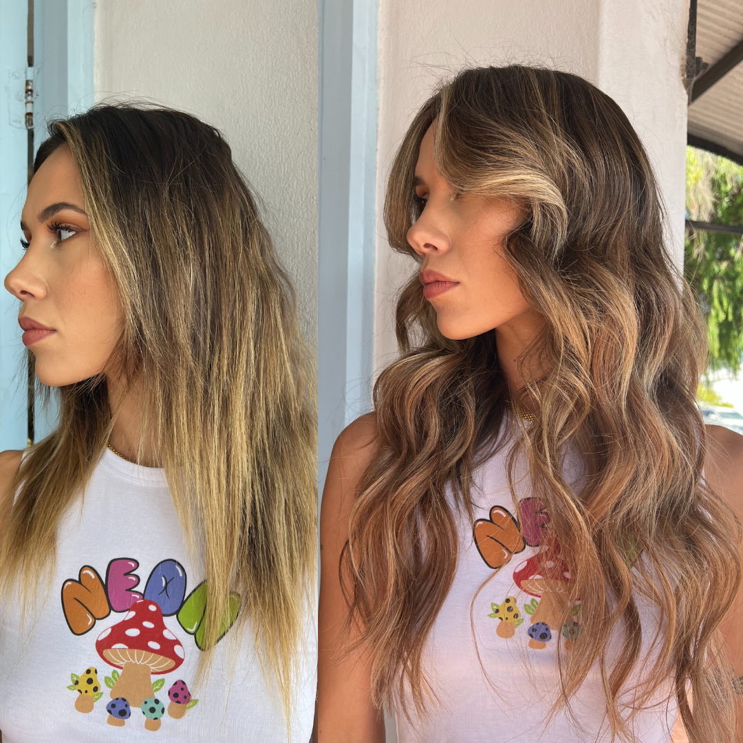 20" Weft Human Hair Extensions (No Clips)