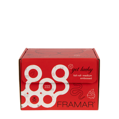 Framar Embossed Roll Medium Get Lucky (320ft)