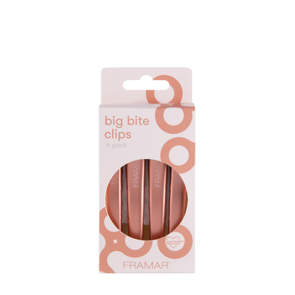 Framar Big Bite Clips Rose Gold