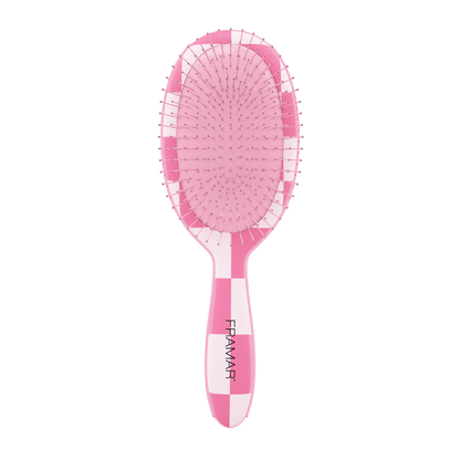 Framar Detangle Brush - Checked Out Pink