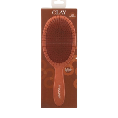 Framar Detangle Brush - Neutrals Terra Clay