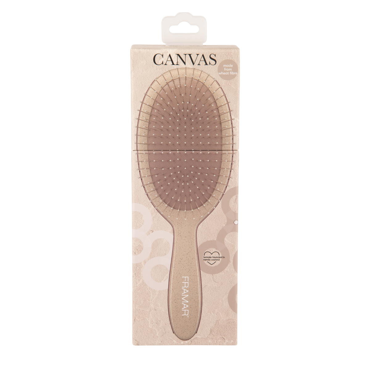 Framar Detangle Brush - Neutrals Terra Canvas