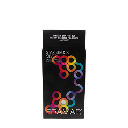 Framar 5x12 Pre-Cut Embossed Medium Silver (500ct)