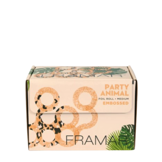 Framar Embossed Roll Medium Party Animal (320ft)