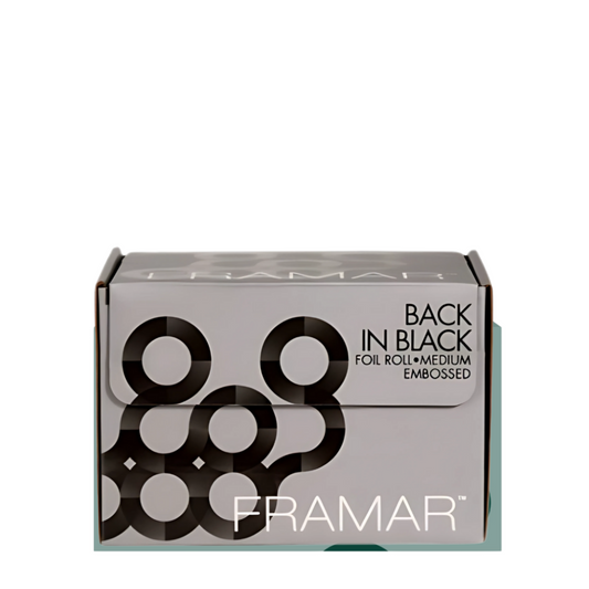 Framar Embossed Roll Medium Black (320ft)