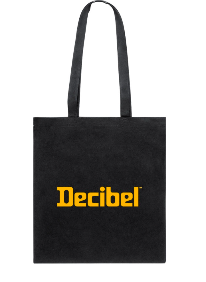 Decibel Stofftasche schwarz