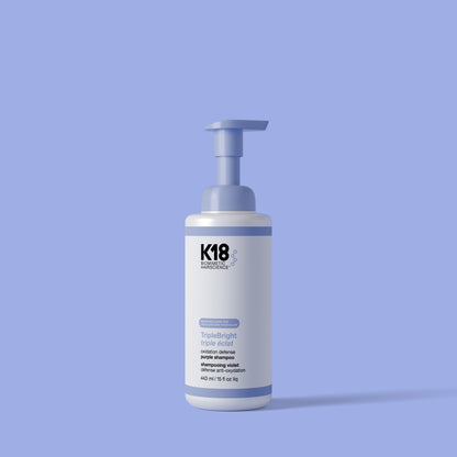 TripleBright oxidation defense purple shampoo