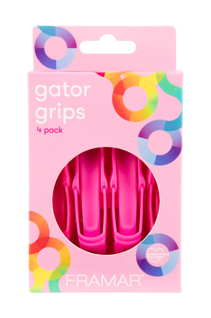 Framar Gator Grips Pink (4pc)
