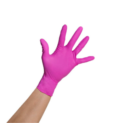 Framar Pink Paws Nitrile Gloves Small