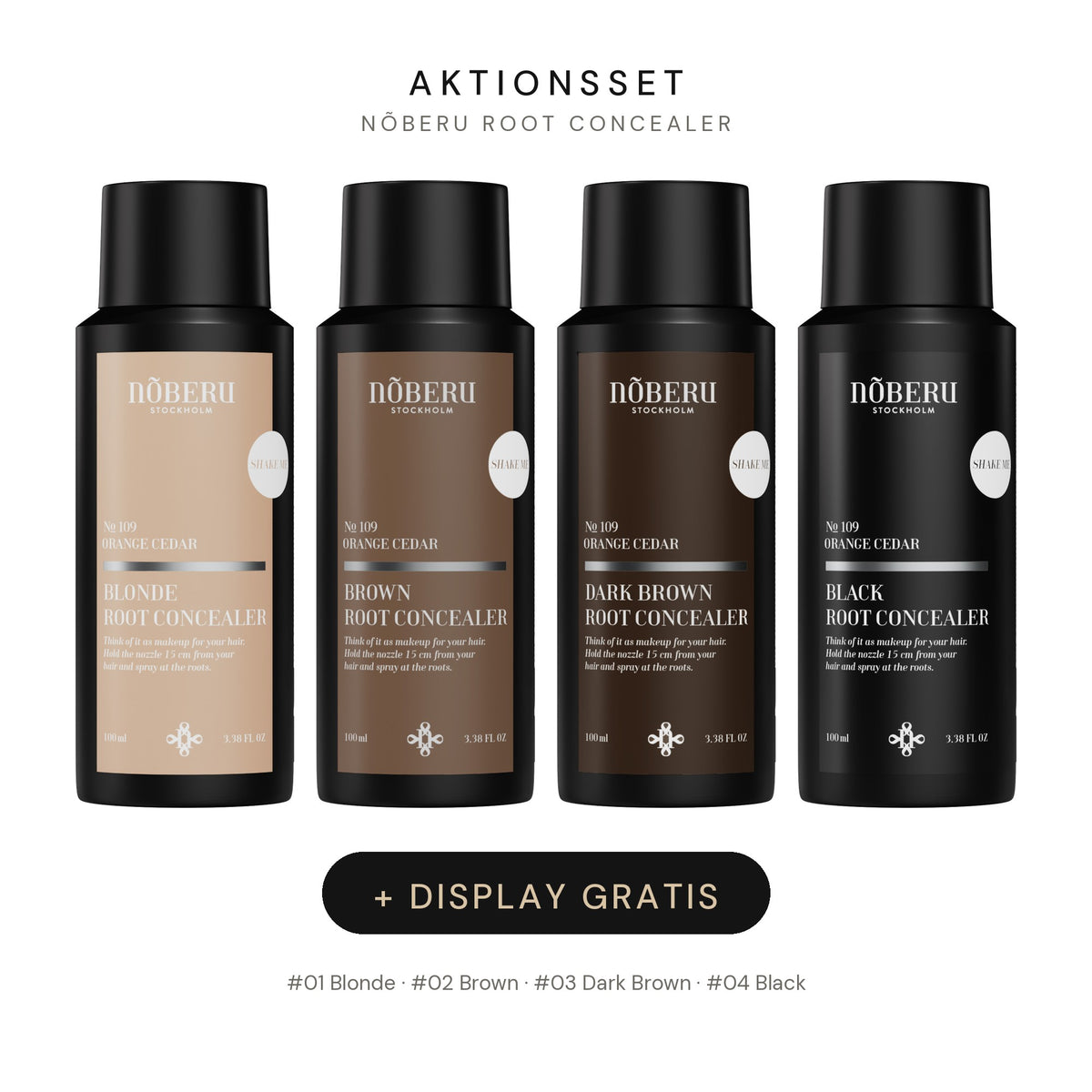 Aktionsset Nõberu Root Concealer 16 Stk. + Display gratis