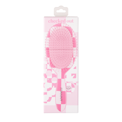 Framar Detangle Brush - Checked Out Pink