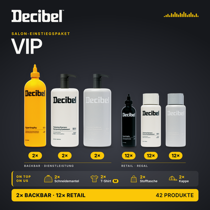 Decibel Einstiegspaket VIP – inkl. Merch, T-Shirt Größe M