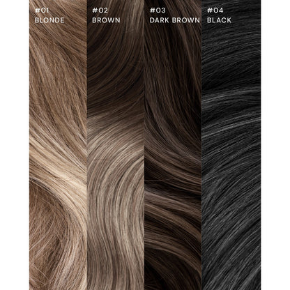 Nõberu Root Concealer Farbtöne #01 Blonde, #02 Brown, #03 Dark Brown, #04 Black